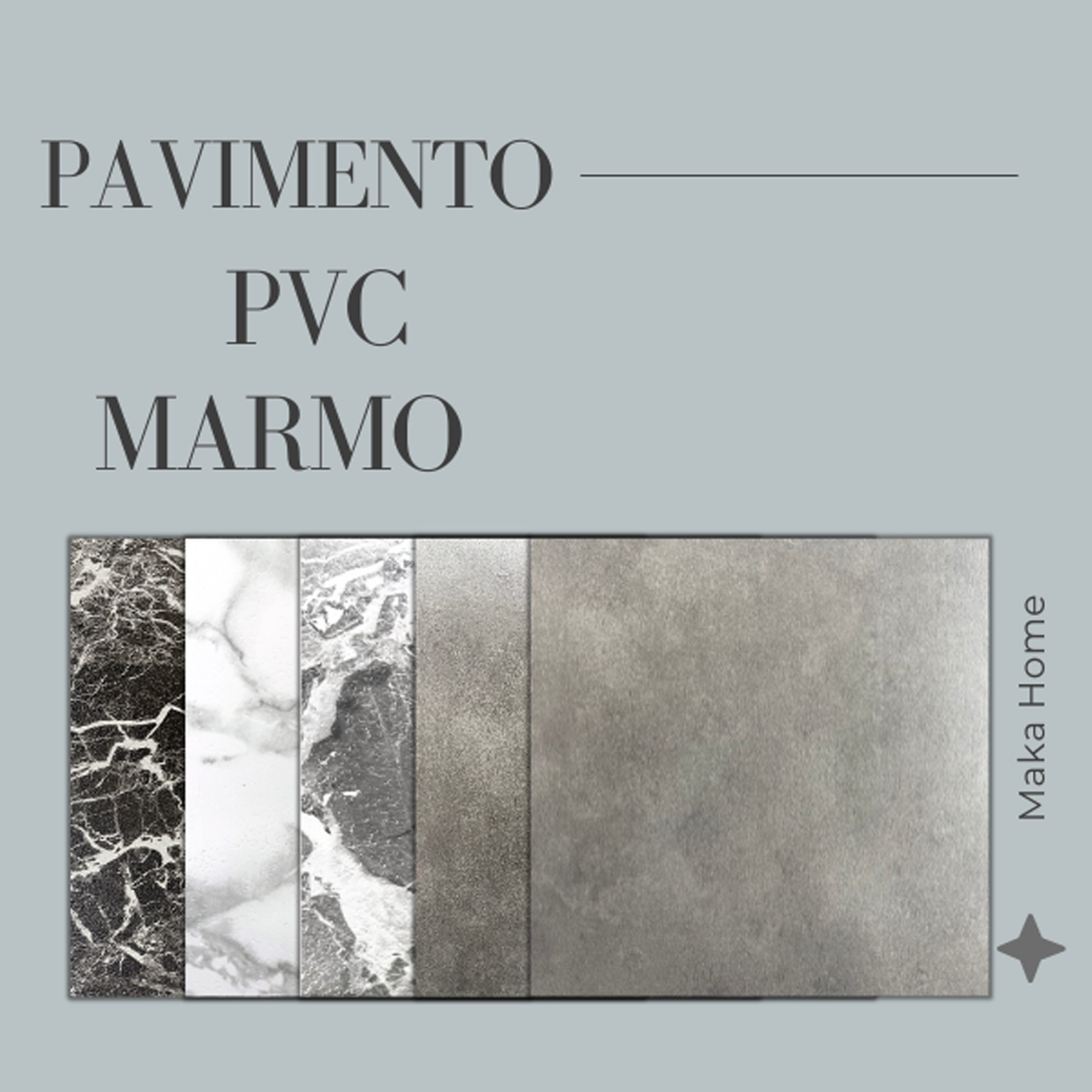 pavimento PVC adesivo effetto marmo rivestimento mattonelle da 10 pezzi 2.1  mq